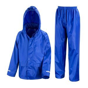 Result Core Childrens/Kids Waterproof Rain Suit Set / Royal Blue